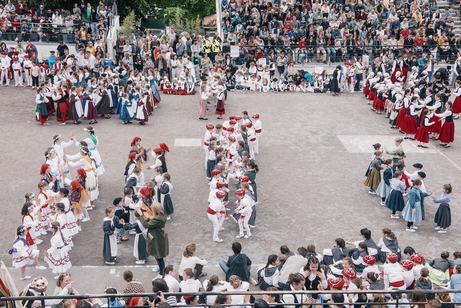 Ce sont d'abord les plus jeunes qui étaient à l'honneur...