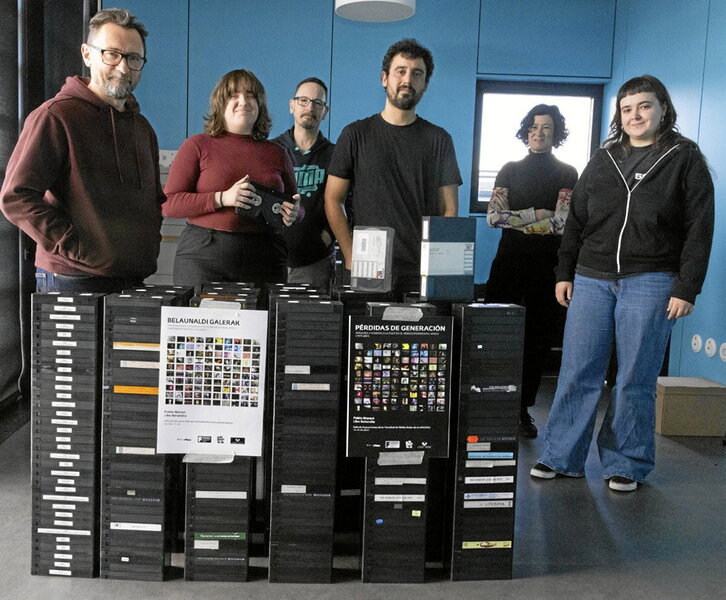 Gabriel Villota, Libe Belandia, Fito Rodriguez, Pablo Maravi, Arantza Lauzirika eta Leire Saenz.