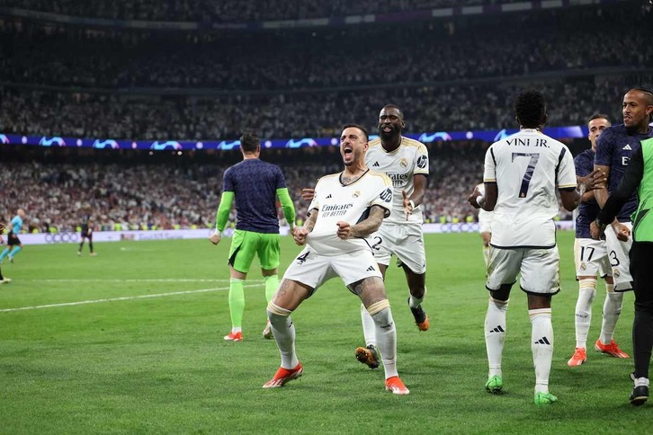 Dos goles de Joselu han dado la vuelta al marcador al Real Madrid.