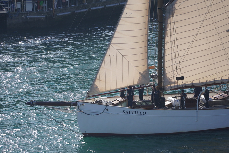 Saltillo ‘ketch’ moduko ontzia da.