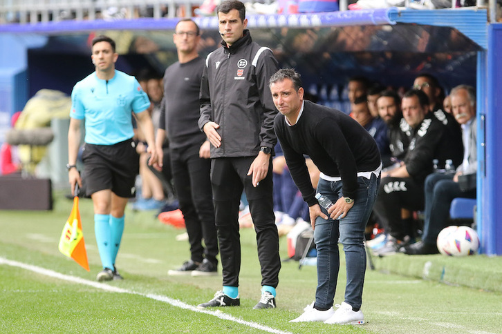 Jandro Castro, el pasado fin de semana en el derbi de Ipurua.