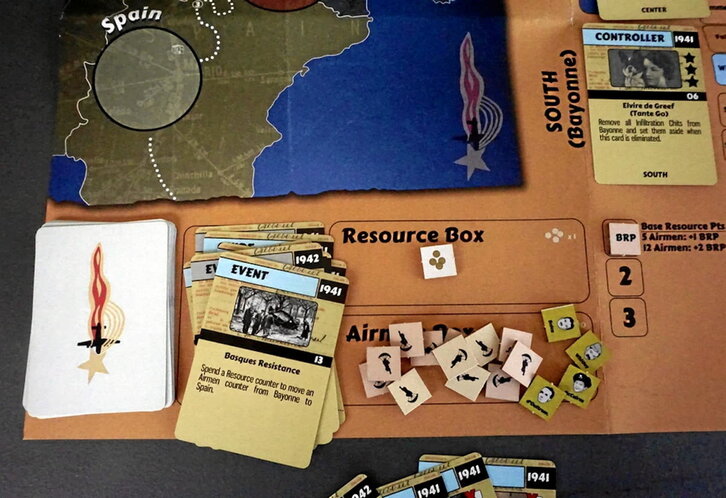 Una de las cartas del juego lleva el título “Basques resistance”.