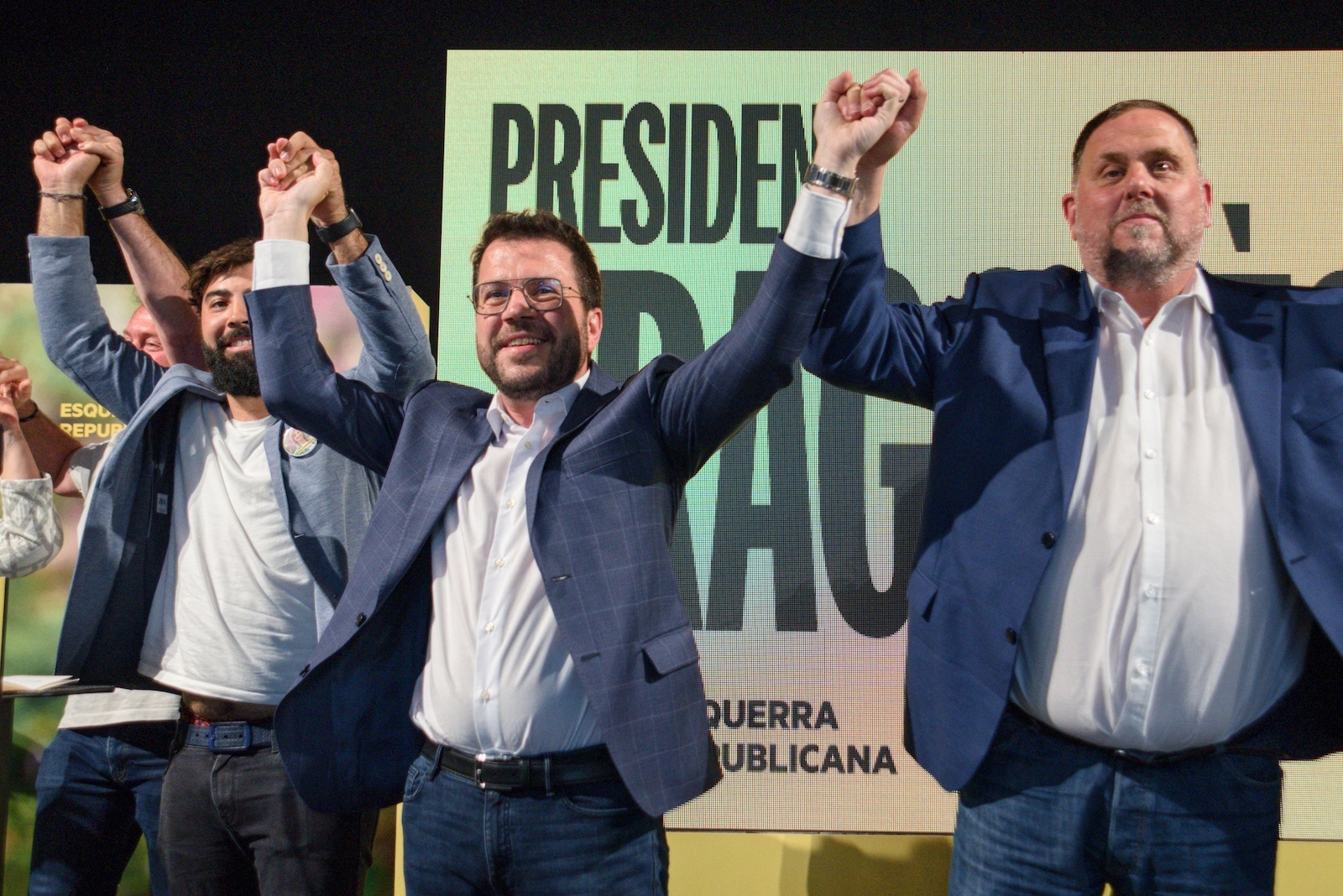 ERC ha cerrado la campaña en Tarragona. (Alberto PAREDES | EUROPA PRESS)