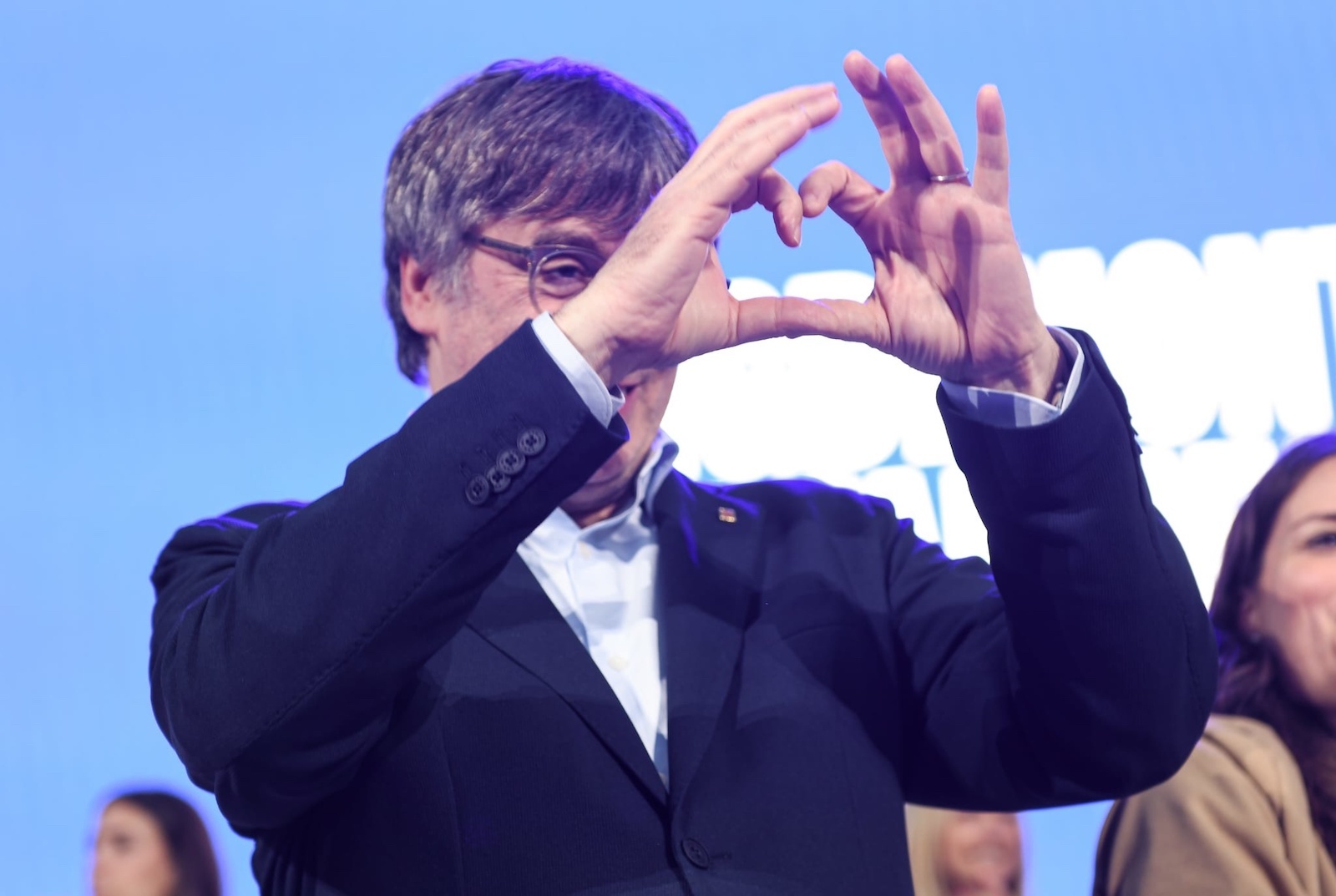 Puigdemont ha cerrado la campaña en Elna. (Glòria SÁNCHEZ | EUROPA PRESS)