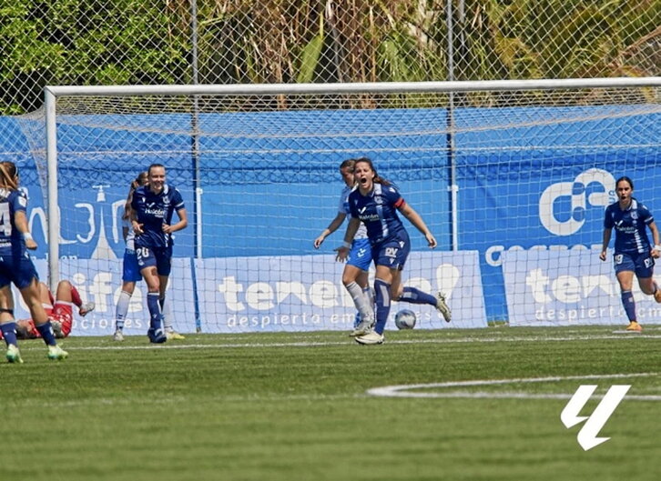 Eizagirre celebra el gol de la victoria.