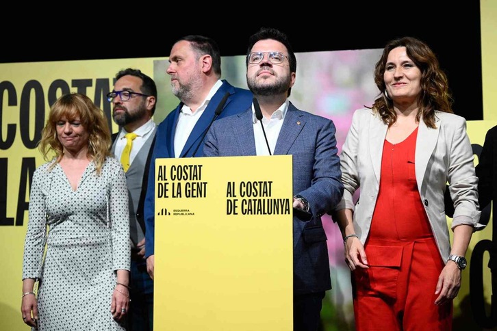 El candidato de ERC, Pere Aragonès.