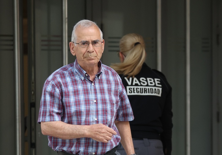 Pompeyo González, a su llegada a la Audiencia Nacional.