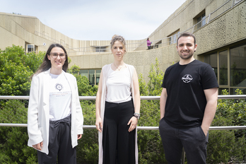 Ainhoa Oyanguren, Ane Zeberio eta Gorka Rico, gastronomiako euskal talentu berriak.