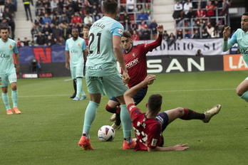Osasuna fue mejor en el primer tiempo, pero su rendimiento decayó notablemente tras el descanso.