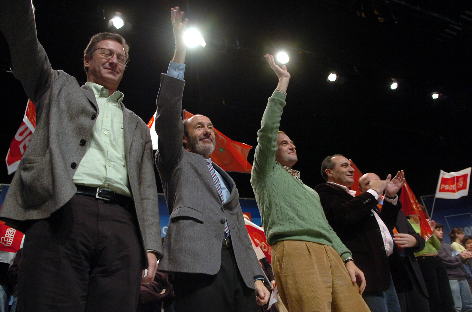 Alfredo Pérez Rubalcaba, ya ministro del Interior español, durante una visita a Euskal Herria. (Jagoba MANTEROLA I FOKU)