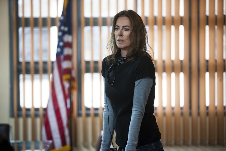 Kathryn Bigelow en el rodaje de su magistral 'La noche más oscura' (2012).,