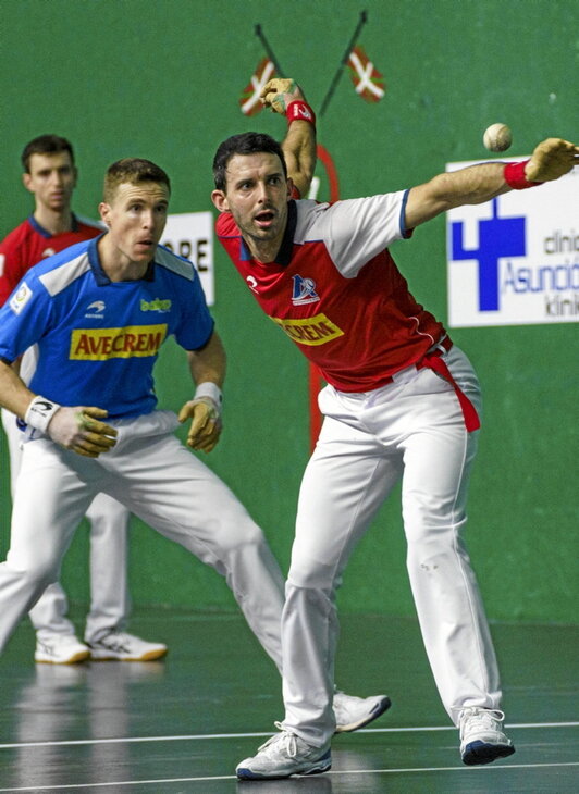 Altuna eta Artola, binakako partida batean.