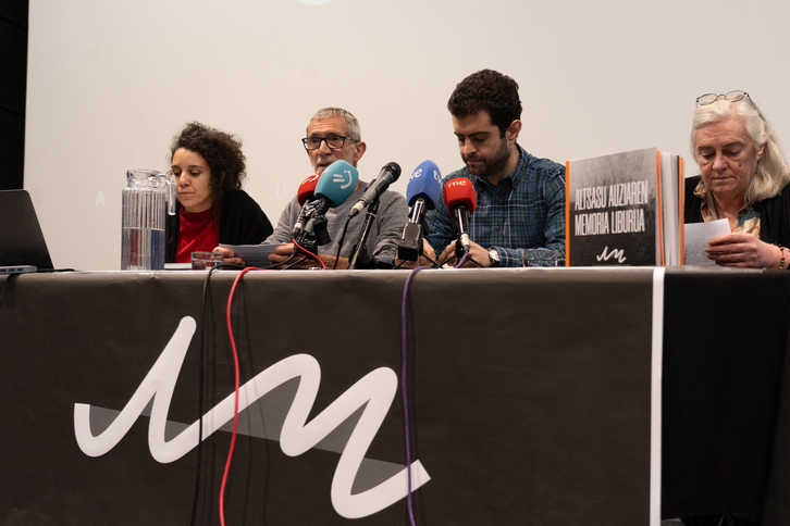 Presentación de ‘Altsasu auziaren memoria’, de la mano de Altsasu Gurasoak y Labrit Ondarea.