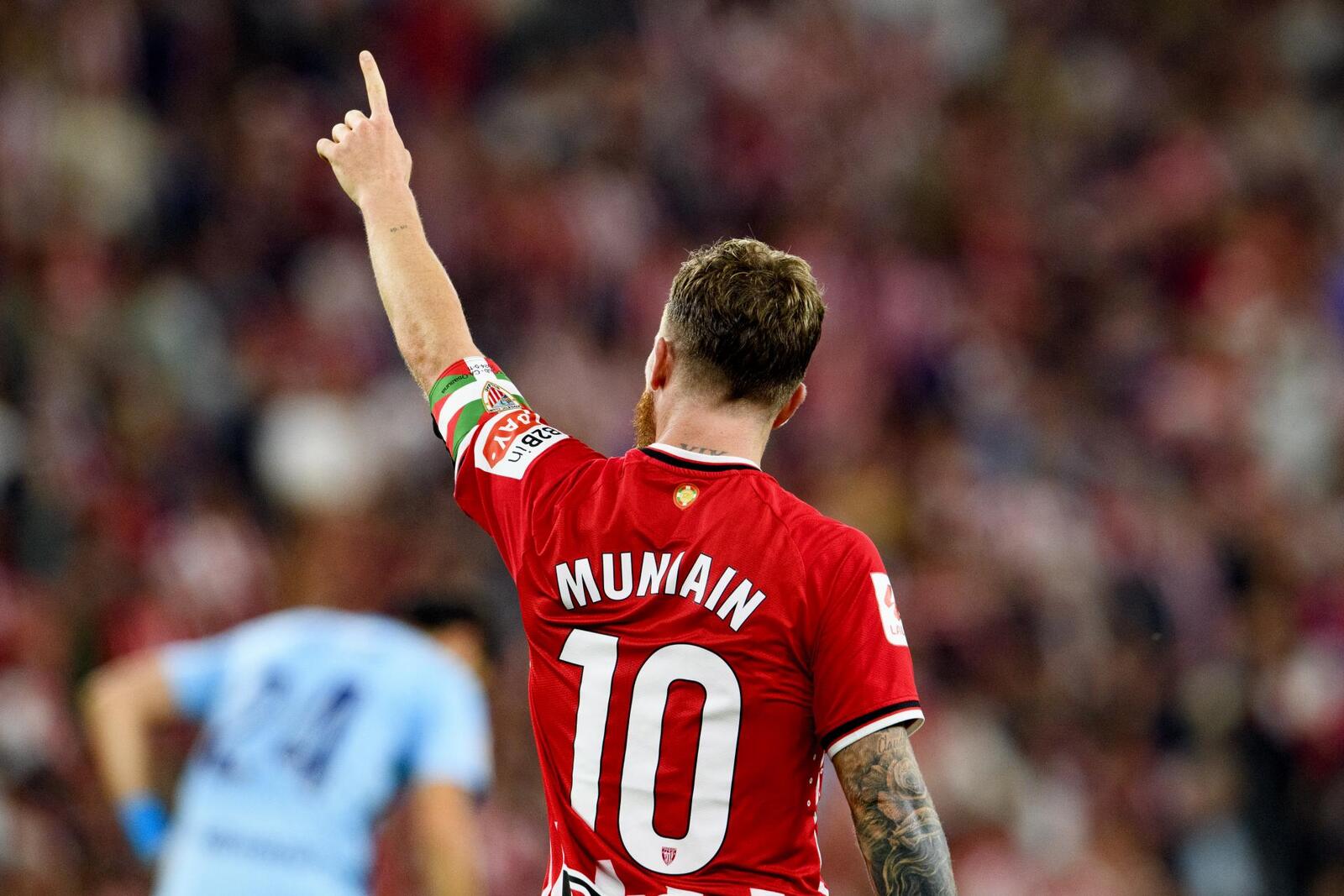 Muniainek gola egin zuen Osasunaren aurka, baina epaileak baliorik gabe utzi zuen. (@AthleticClub) Muniainek gola egin zuen Osasunaren aurka, baina epaileak baliorik gabe utzi zuen. (@AthleticClub)