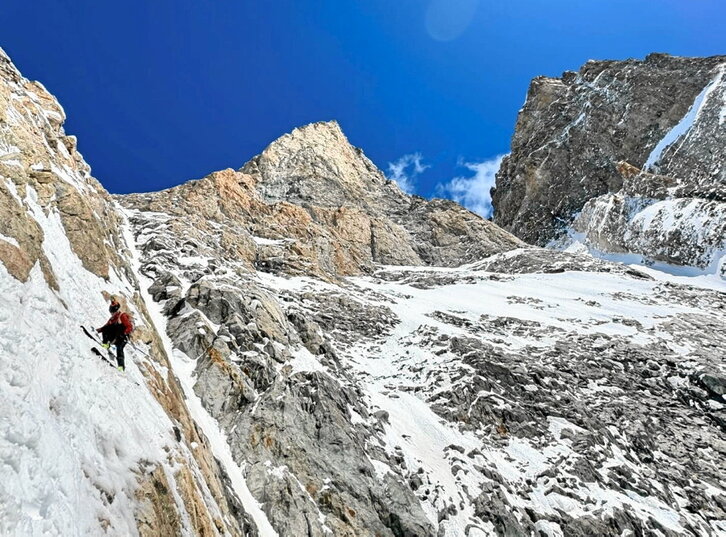 Nicolas Jean eta Benjamin Vedrinesek erakutsi dute muturreko jaitsieretan espezialista handiak direla.