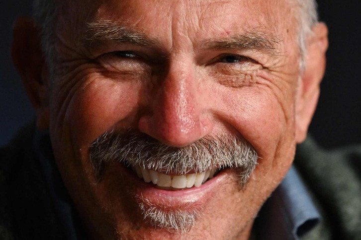 Kevin Costner presenta ‘Horizon’ en Cannes.