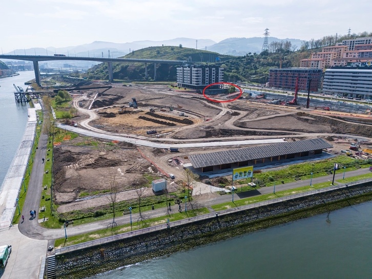 Imagen de la parcela adjudicada.