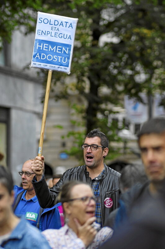 Movilización en el sector público de la CAV.