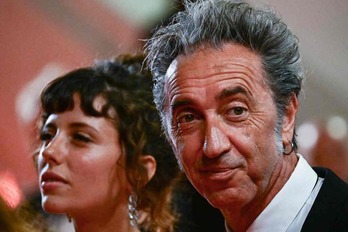 Paolo Sorrentino, a la llegada a la proyección de ‘Parthenope’ en Cannes.