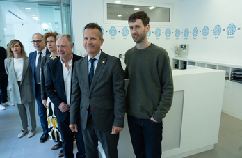 Bildarratz sailburua, BCBLeko ikertzaile eta arduradunekin.