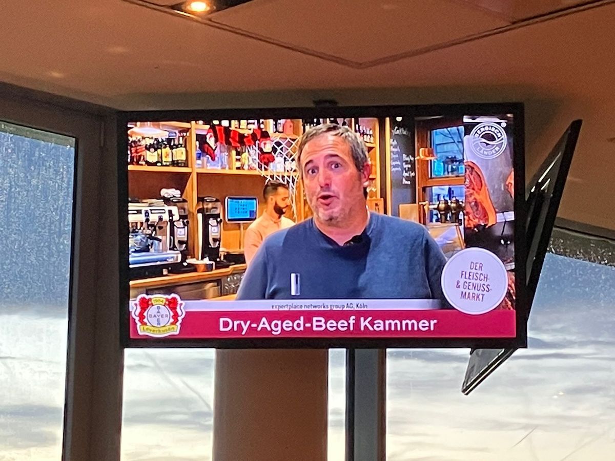 Jon Albeniz, Alemaniako telebistan. (Maria ESTEVEZ)