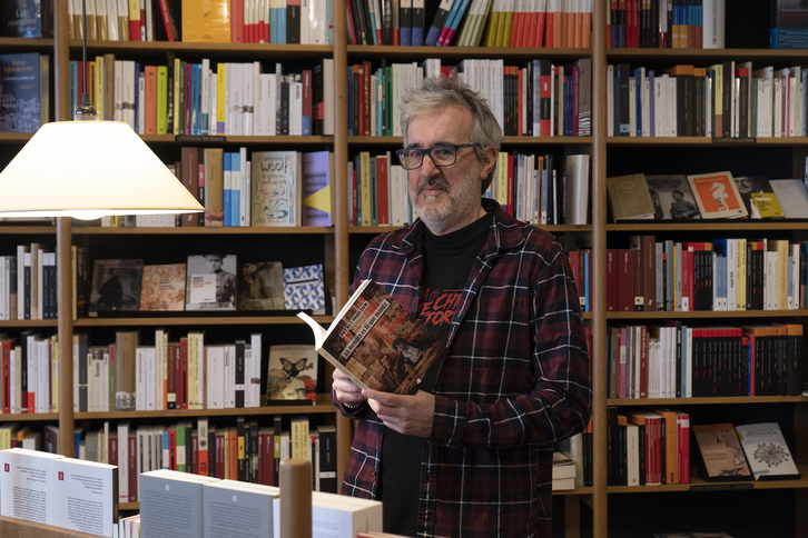 Patxi Irurzun, en la presentación de ‘La mentira es la que manda’.