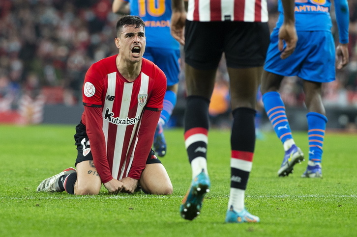 Dani García, en puro estado con el Athletic.