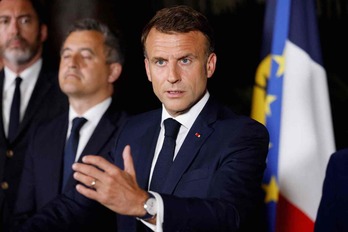 Macron se ha trasladado a Nueva Caledonia para tratar de aplacar las protestas. 