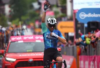 Andrea Vendrame ha logrado su segunda victoria en el Giro.
