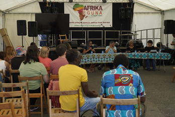 Bilbon egin den Arika Egunak utzi duen irudietako bat.