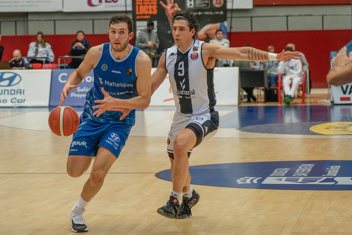 Xabi Oroz y Caio De Souza, los grandes protagonistas de la última jugada.