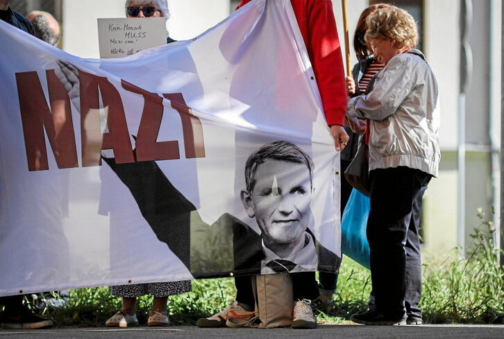 Ultraeskuinaren hazkundearen kontrako protesta, Alemanian.
