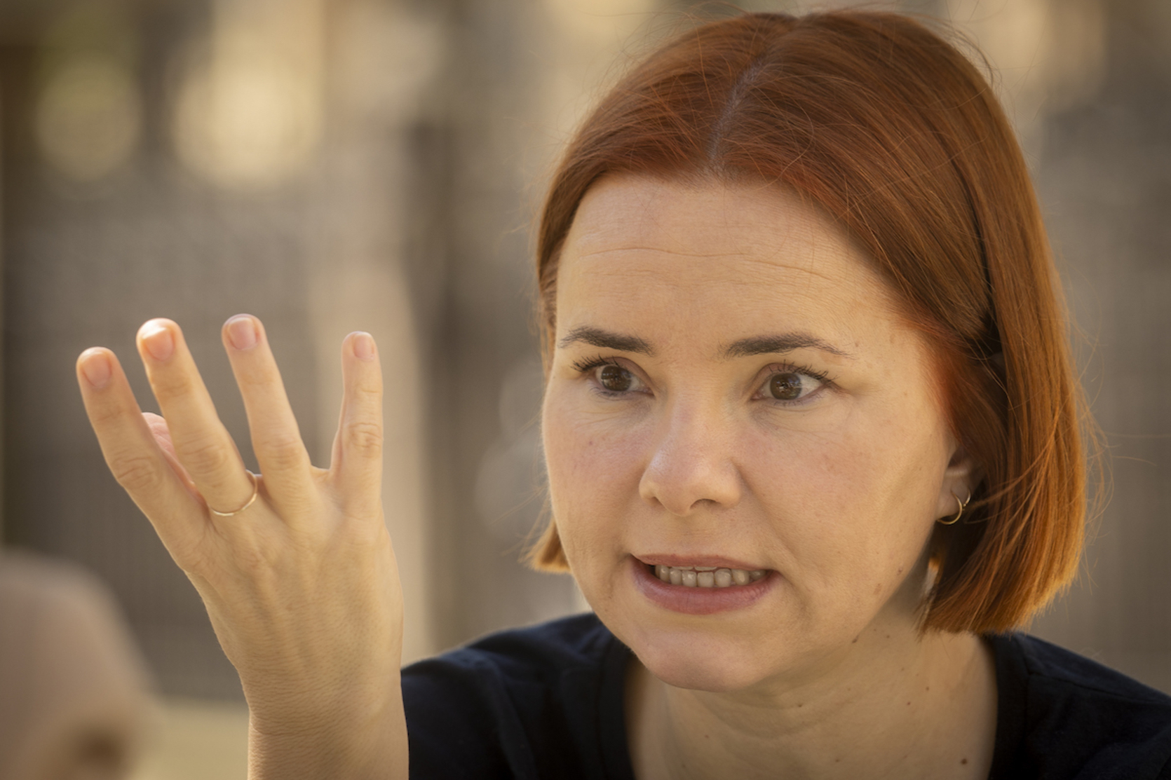 Aitziber Garmendia, elkarrizketan.