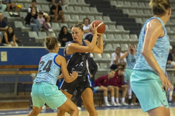 Laura Westerik, en la pasada campaña con la camiseta de IDK Euskotren.