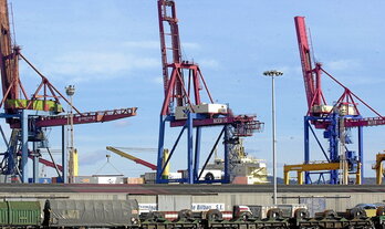 Imagen de archivo de las instalaciones portuarias.