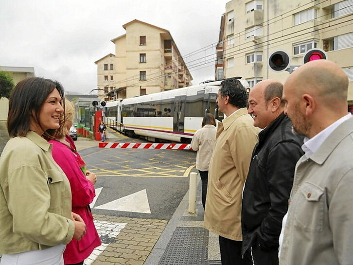 Acto del PNV en Zalla, con Agirregoitia y Ortuzar.