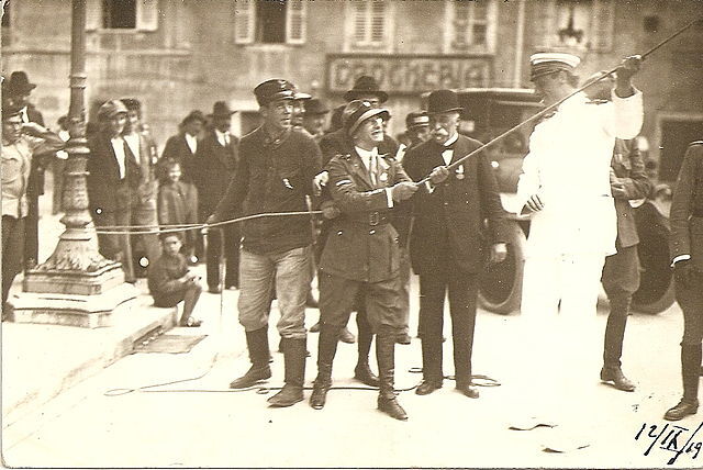 D’Annunzio en Fiume/Rijeka. (Wikimedia Commons)