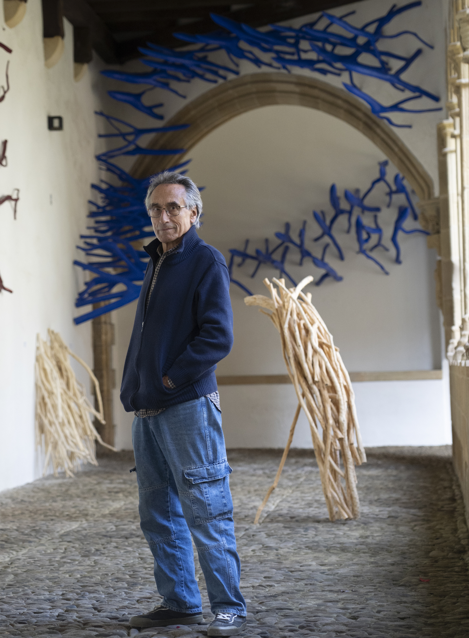 Jose Angel Lasa, klaustroan. (Monika DEL VALLE / FOKU)