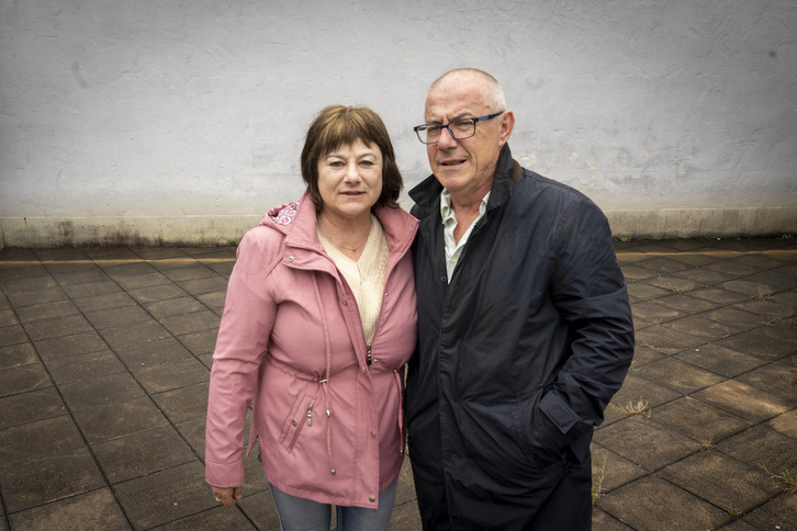 Idoia Martínez y Karlos Ioldi, en la entrevista.