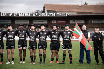 Euskarians taldeko errugbilariak, artxiboko irudian.