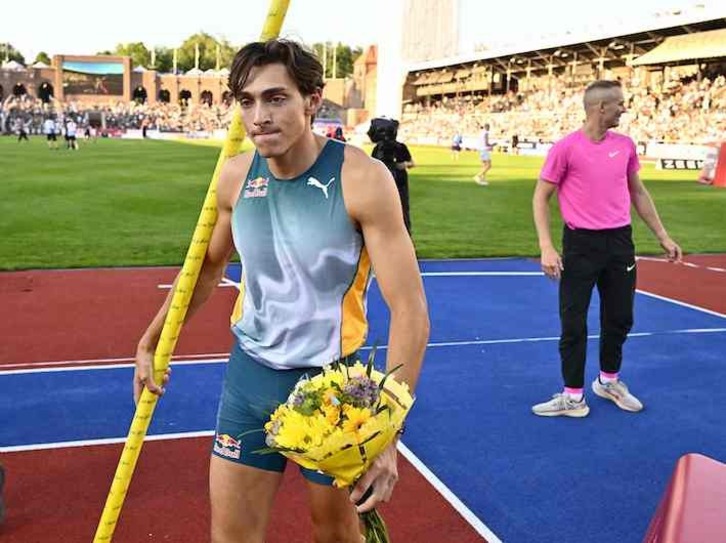 Mondo Duplantis, uno de los deportistas que seguramente brille en los ‘Ultimate Championships’.