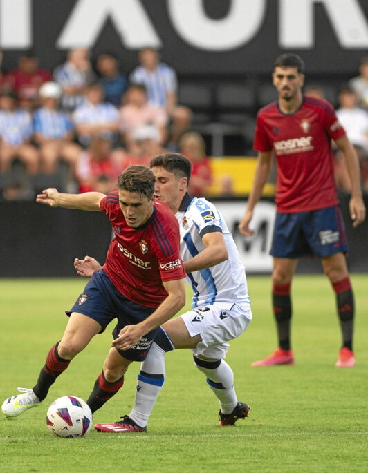 Real y Osasuna disputaron la EH Txapela en Irun.