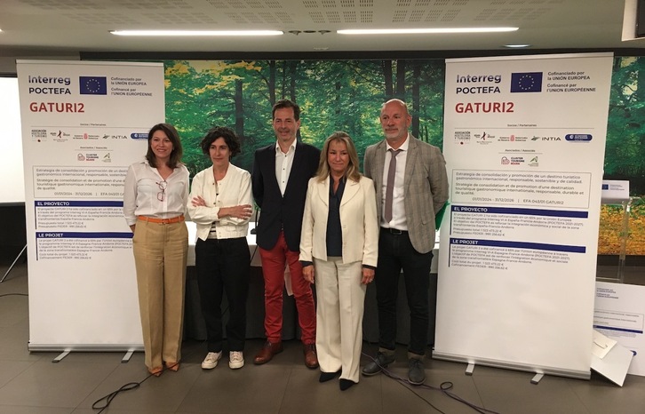 Imagen de la presentación de la puesta en marcha de la segunda fase del proyecto Gaturi por un turismo gastonómico sostenible.