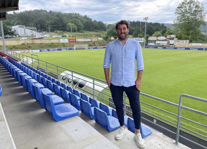 Asier Goiria ha sido el director deportivo del Amorebieta desde 2017.