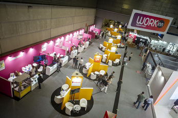 Espacio que ocupa Workinn Talent Hub en el recinto ferial del BEC.