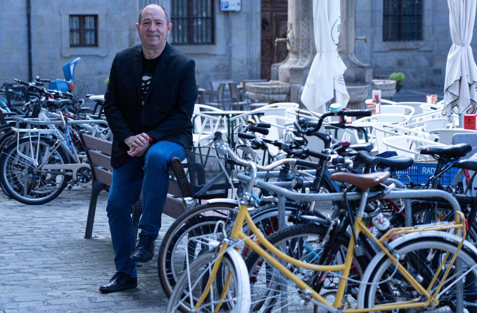 Pernando Barrena, candidato de EH Bildu para las europeas. (Jagoba MANTEROLA / FOKU)