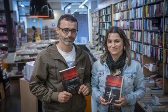 Martin eta Jaka, ‘Kaioen ordua’ liburuaren aurkezpenean.