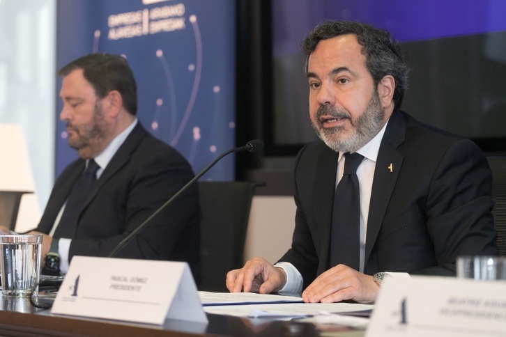 Pascal Gómez, en su último discurso al frente de SEA.