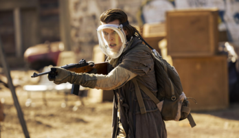 Milla Jovovich en una secuendia de la película