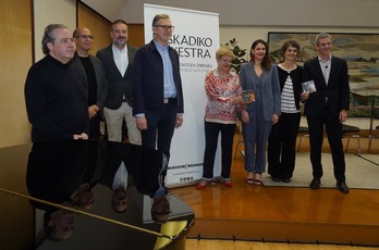 Eukadiko Orkestraren eskutik Gabriel Erkorekaren lan berria disko batean.